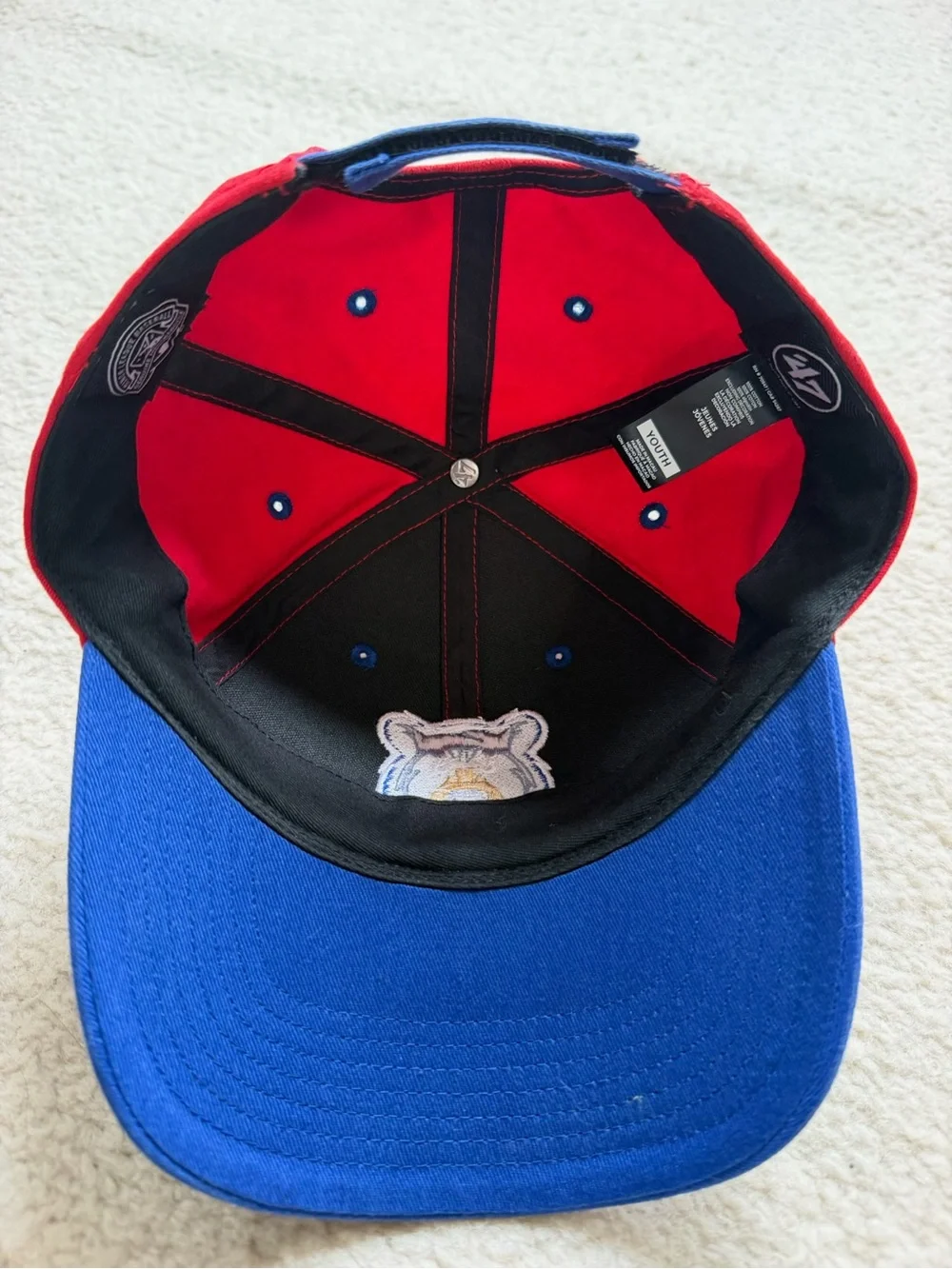47 Kids Fresno State Bulldogs Kids Youth Hat Cap Red Blue NCAA College Bulldogs